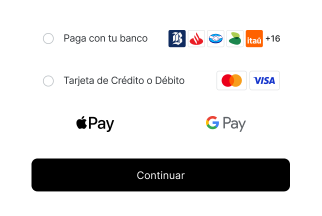 Apple Pay habilitado en el checkout de Fintoc