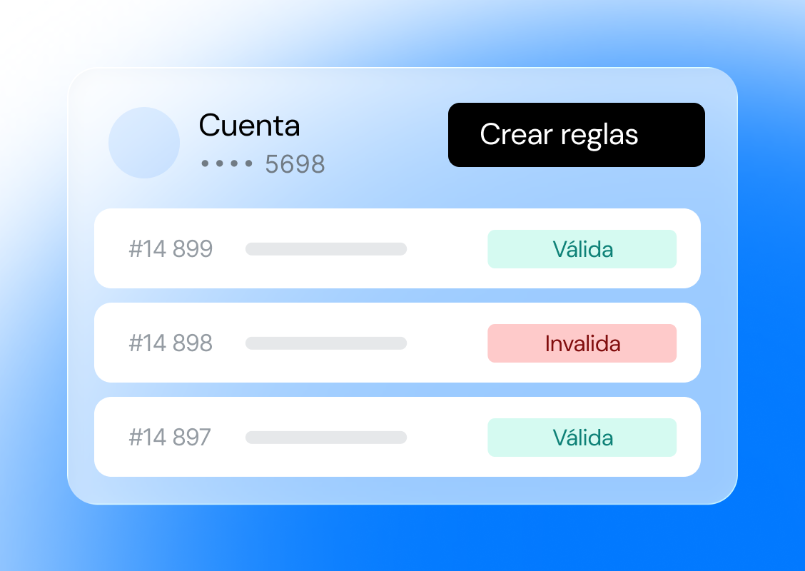 Reglas de negocio configurables en Fintoc