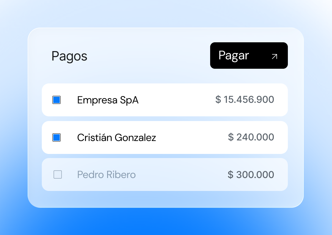 Pagos a proveedores y nómina en Fintoc